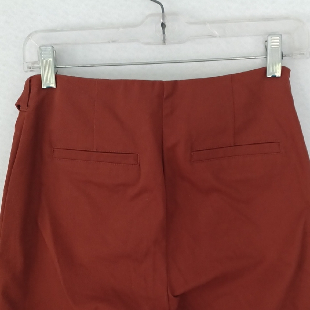NWOT Rust Red Future Collective Pants By Reese Blutstein Size 0 - Picture 7 of 8